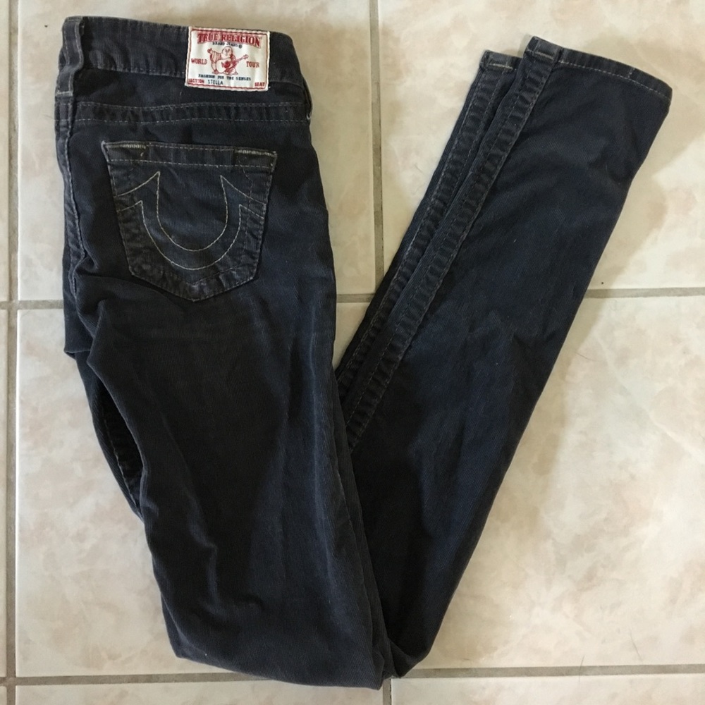 True Religion Corduroy Skinny Jeans